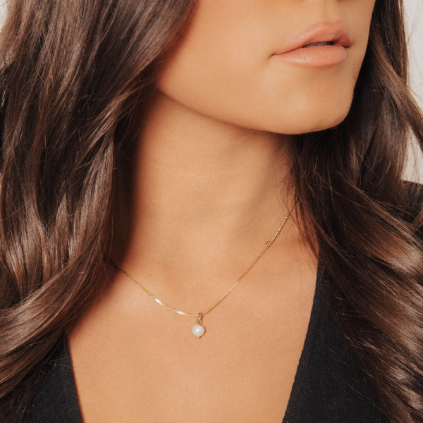 Bella Adjustable Box Chain 22"(Gold)