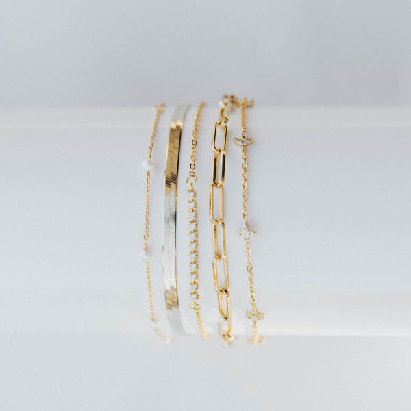 Nova CZ Bracelet (Gold)