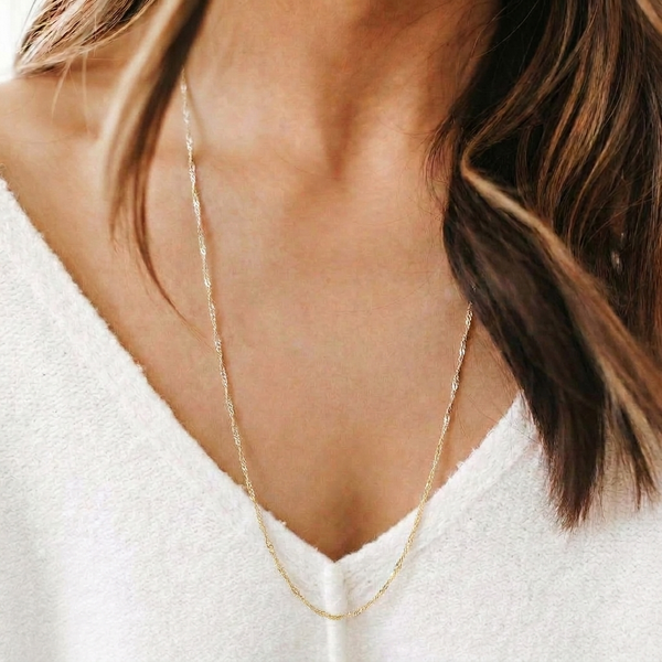 Addie Adjustable Chain 30"(Gold)