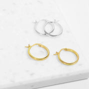 Small Hoop Earrings (Gold)