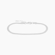 Eros Milano Bracelet Silver Hera 4mm Herringbone Bracelet (Silver)