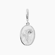 Grace Blooms Charm April - Daisy Birth Flower Charm (Silver)