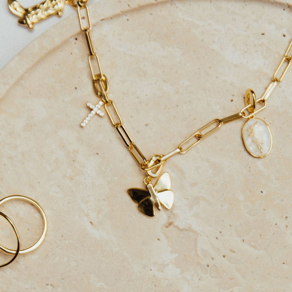 Grace Blooms Charm Butterfly Charm (Gold)