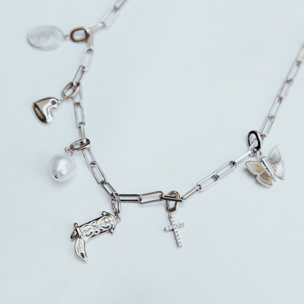 Grace Blooms Charm Butterfly Charm (Silver)