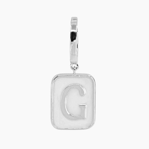 Grace Blooms Charm G Classic Initial Charm (Silver)