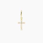 Grace Blooms Charm Gold Cross Charm (Gold)