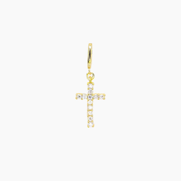 Grace Blooms Charm Gold Cross Charm (Gold)