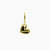 Grace Blooms Charm Gold Heart Charm (Gold)