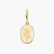 Grace Blooms Charm January - Carnation Birth Flower Charm (Gold)