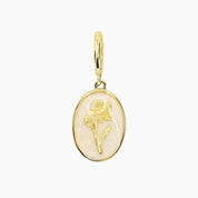 Grace Blooms Charm March - Cherry Blossom Birth Flower Charm (Gold)