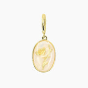 Grace Blooms Charm September - Peony Birth Flower Charm (Gold)