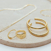 Grace Blooms Earrings Gold Ella Earrings Large (Gold)