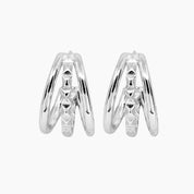 Grace Blooms Earrings Silver Abigail Earrings (Silver)