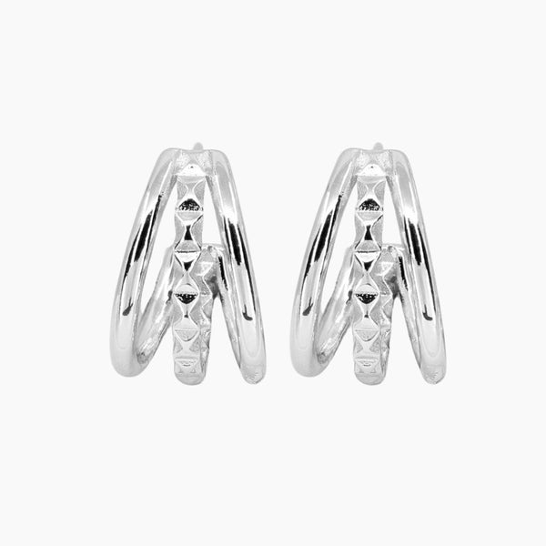 Grace Blooms Earrings Silver Abigail Earrings (Silver)