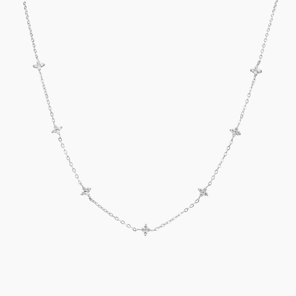 Grace Blooms Necklace Nova Station Necklace (Silver)