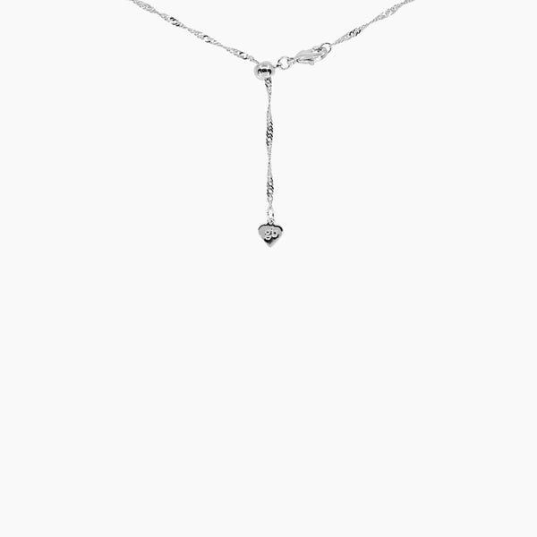 Grace Blooms Necklaces,Chains Silver Addie Adjustable Chain (Silver)