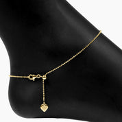 Roma Charm Collection Anklet Roma Crescent Moon Charm Adjustable Anklet