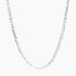 Roma Designer Jewelry Necklaces Figaro Sterling Silver Unisex Chain