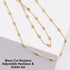 Roma Designer Jewelry Sets Gold Moon Cut Stazione Adjustable Necklace & Anklet Set