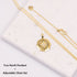 Roma Designer Jewelry Sets Gold True North Pendant + Adjustable Chain Set