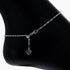 Roma Italian Adjustables Anklet 10" Adjustable Milano Twist Sterling Silver Anklet