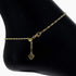Roma Italian Adjustables Anklet Adjustable Milano Twist Sterling Silver Anklet (Gold)