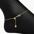 Roma Italian Adjustables Anklet Adjustable Venezia Box Anklet (Gold)