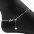 Roma Italian Adjustables Anklet Italian Giana Curb Adjustable Anklet (Silver)