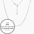 Roma Italian Adjustables Necklaces 20" Silver Italian Luna Bead Adjustable Chain