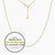 Roma Italian Adjustables Necklaces 24"24"Italian Milano Twist Adjustable Chain (Gold)