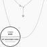 Roma Italian Adjustables Necklaces,Chains 20" Silver Italian Corda Rope Adjustable Chain