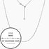 Roma Italian Adjustables Necklaces,Chains Silver 24" Italian Luna Bead Adjustable Chain (Silver)