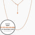Roma Italian Adjustables Necklaces Rose / 1 (40% Off) 24" Italian Milano Twist Adjustable Chain (Rose)