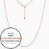 Roma Italian Adjustables Necklaces Rose 30" Italian Milano Twist Adjustable Chain (Rose)