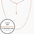 Roma Italian Adjustables Necklaces Rose Gold 24" Italian Venezia Box Adjustable Chain (Rose Gold)