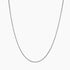 Roma Silver Collection Necklaces,Chains Sterling Silver Snake Chain 040 Gauge in Rhodium Vermeil