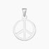 Roma Silver Collection Pendants Pendant Sterling Silver Peace Sign Pendant