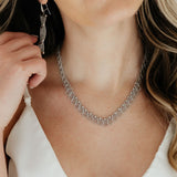 Silk Collection Necklaces Silver Silk Collection 19-Bead Woven Necklace