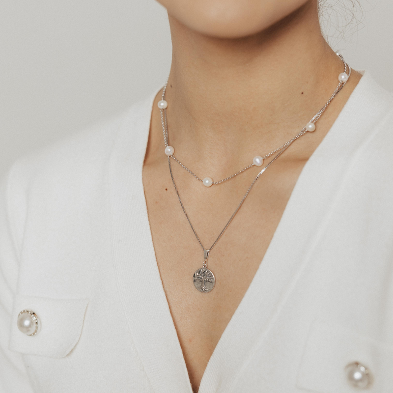 Silver necklace styles new arrivals