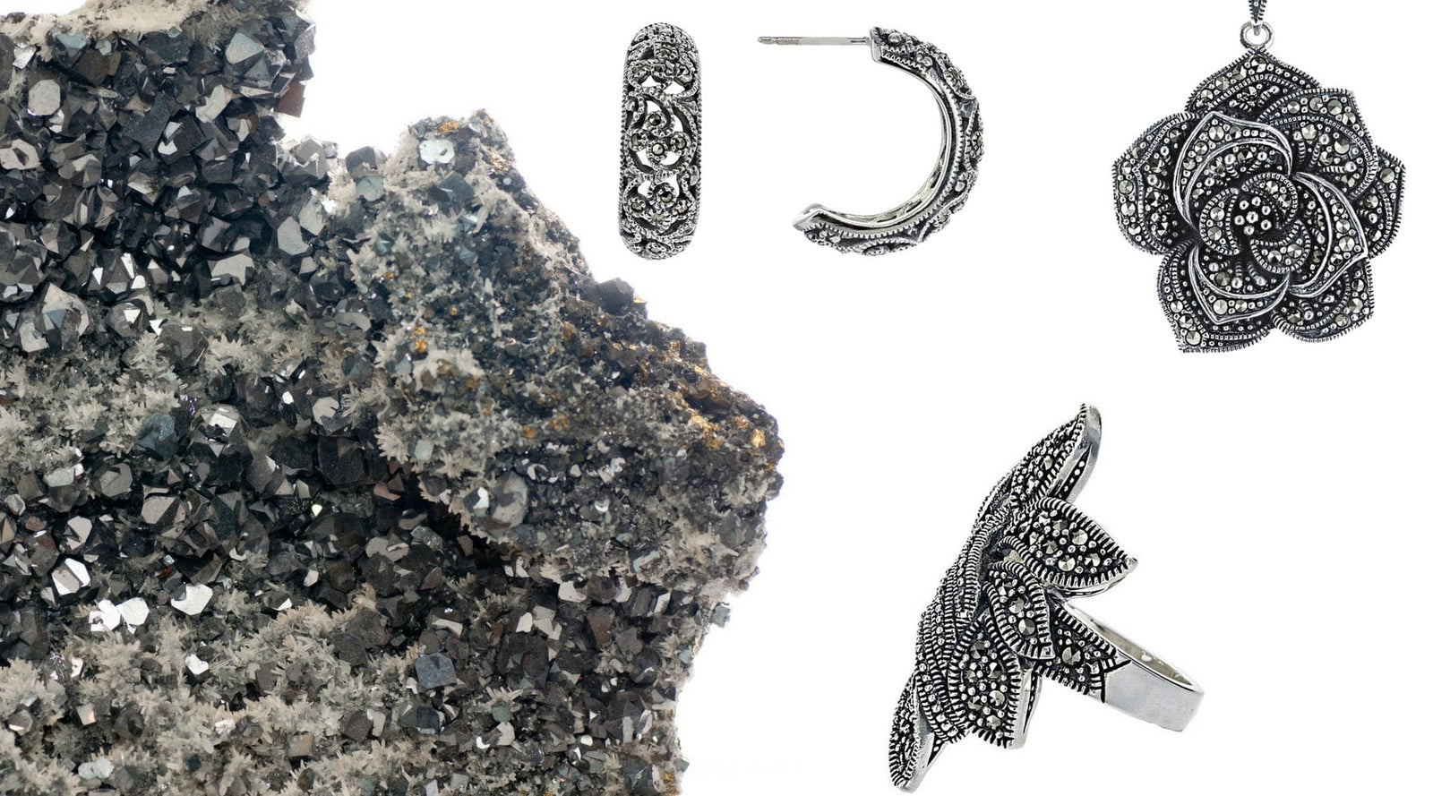 Marcasite on sale jewelry value