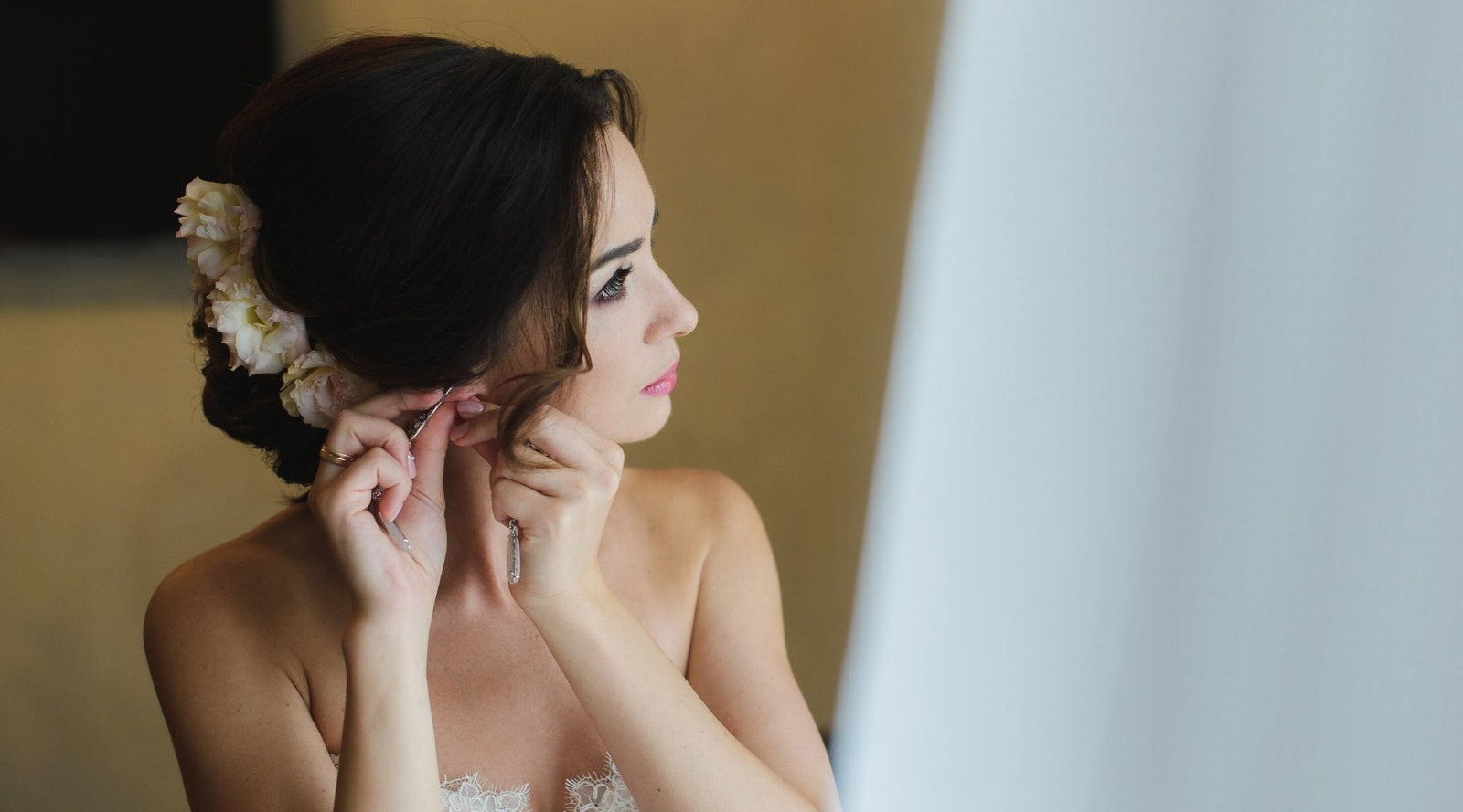 How to Pick Wedding Earrings That'll Complement Your Dress