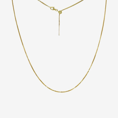 20"Bella Adjustable Box Chain (Gold)