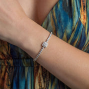 Luxe Center Tennis Bracelet