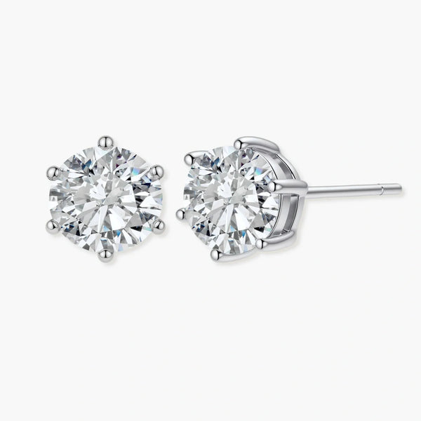 Brilliant Moissanite Studs