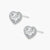 Heart Spark Moissanite Studs