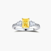 Sunset Sovereign Moissanite Ring
