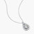 Cushion Halo Moissanite Necklace