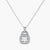 Cushion Halo Moissanite Necklace