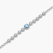 Azure Tennis Bracelet
