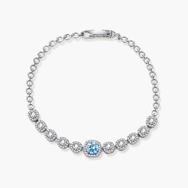Azure Tennis Bracelet